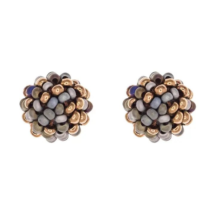 Hazel Globe Post Earrings