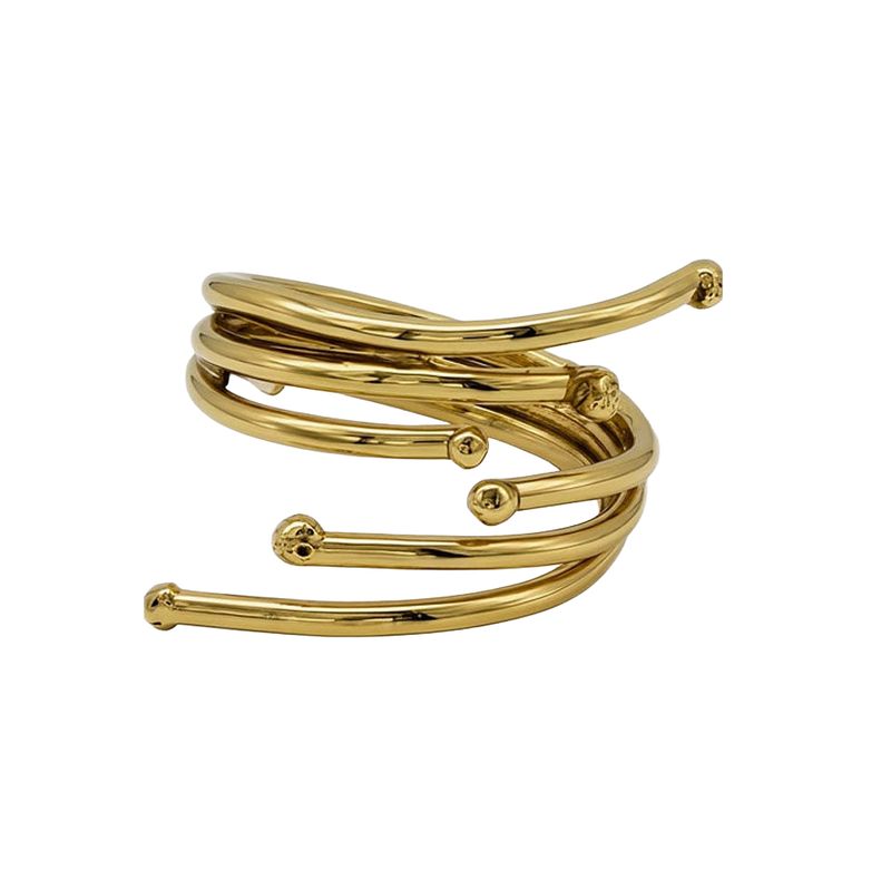 Gaya Spiral Brass Ring