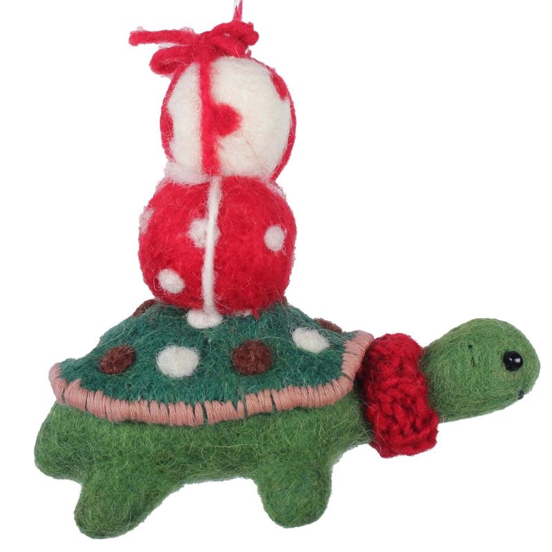 Tortoise Felt Ornament
