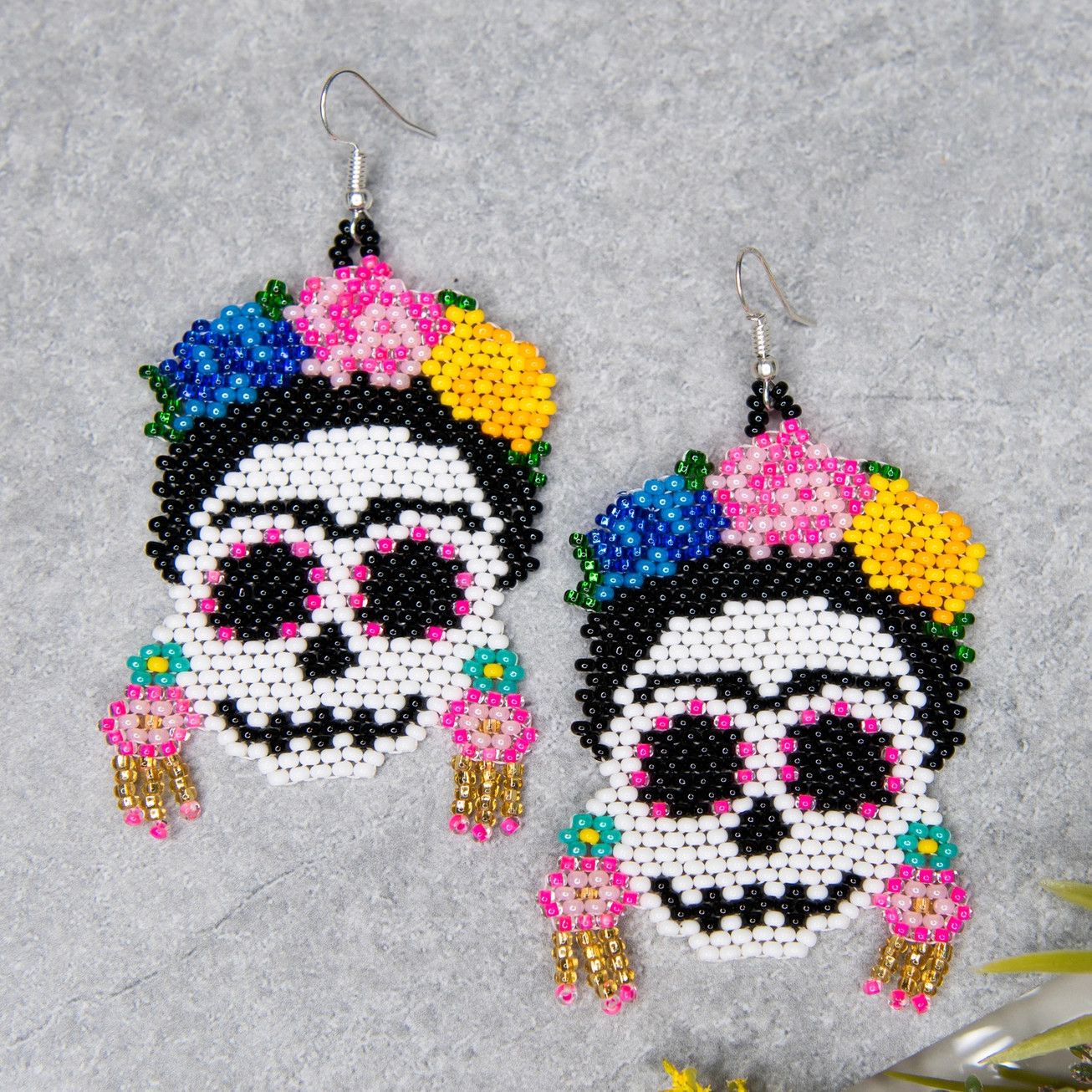 La Catrina Beaded Earrings