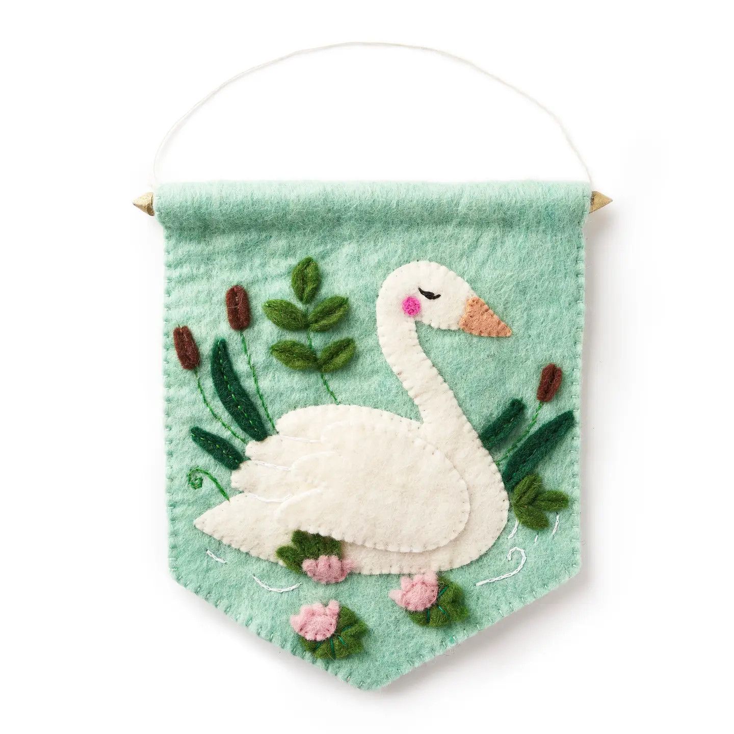 Felted Swan Banner