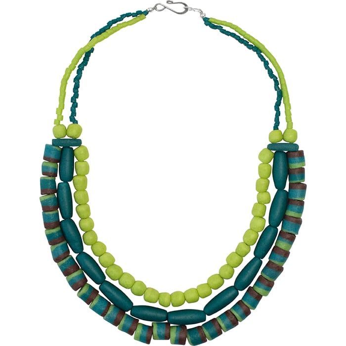 Recycled Glass Manye Necklace