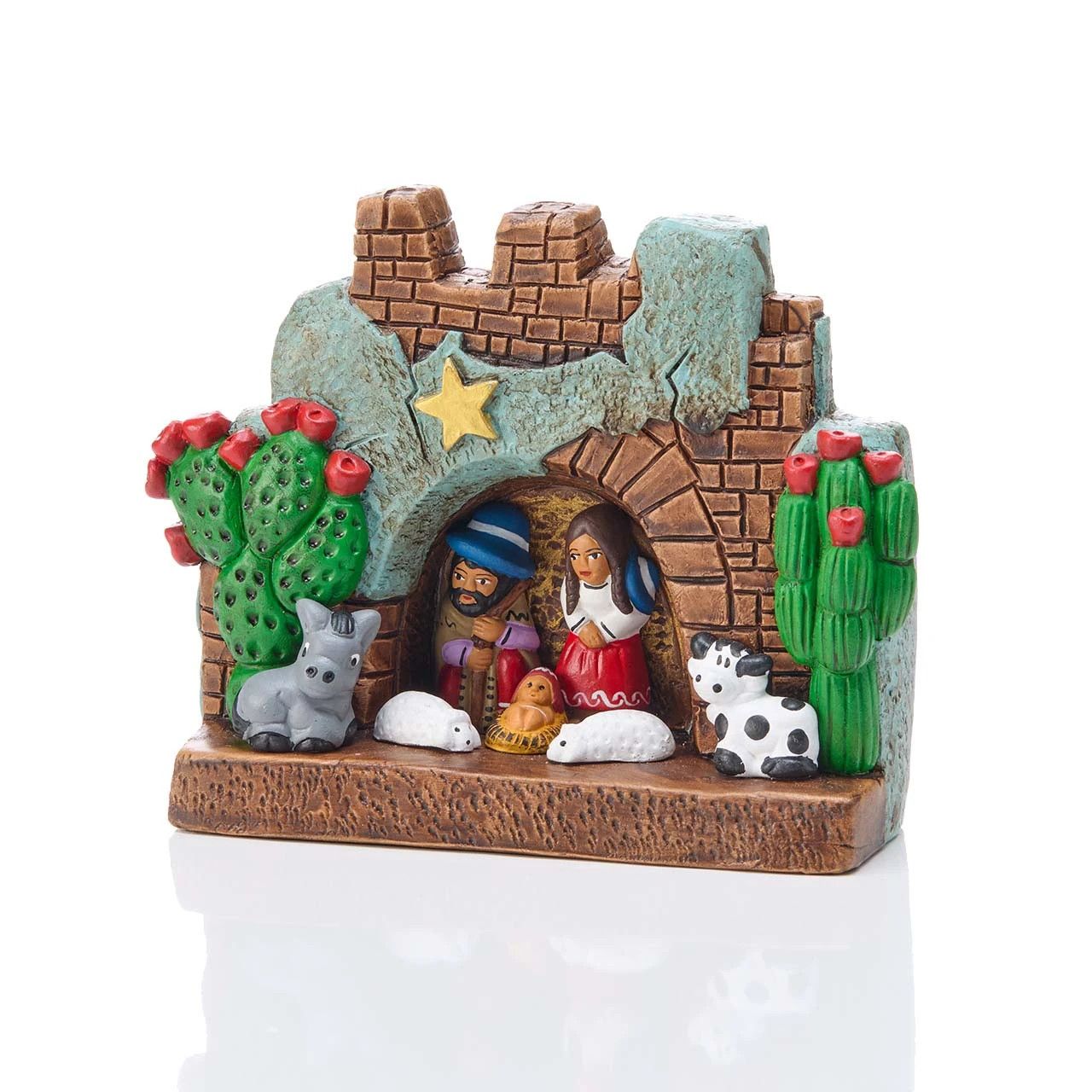 Ceramic Desert Nativity