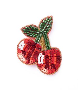 Bala Mani Cherry Brooch