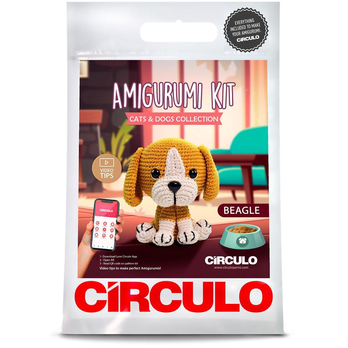 Amigurumi Kits, Color: Beagle