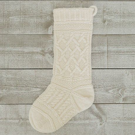Appalachian Baby Christmas Stocking Kit, Color: Aran Christmas