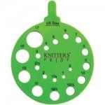 Knitters Pride Needle Gauge, Type: Round, Color/Size #: Envy