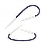 Yoga Cable Needles, color/ size #: US 6 &amp; *