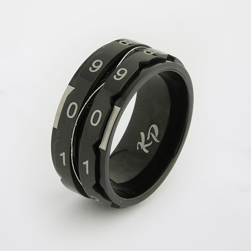 Black Counter Ring, Size: 7