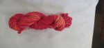 Cotton Homespun, Color: Red Orange