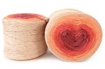 Concentric Cotton, Color: Shades Of Coral