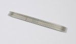 Mindful Lace 8&quot; DPN, Type: Stainless Steel 8&quot; Double Points, Size: US0