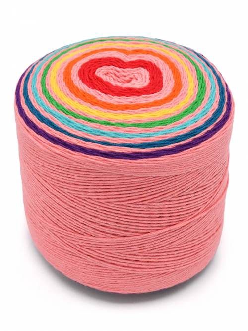 Rainbow Cake, Color: Coral