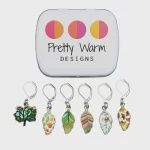 PWD Crochet Stitch Markers, Type: Summer Leaves 6 pack