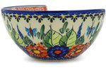 Polish Pottery Yarn Bowls, Type: Spring Splendor
