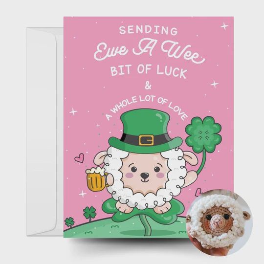 Greeting Cards, Theme: Sheep Crochet