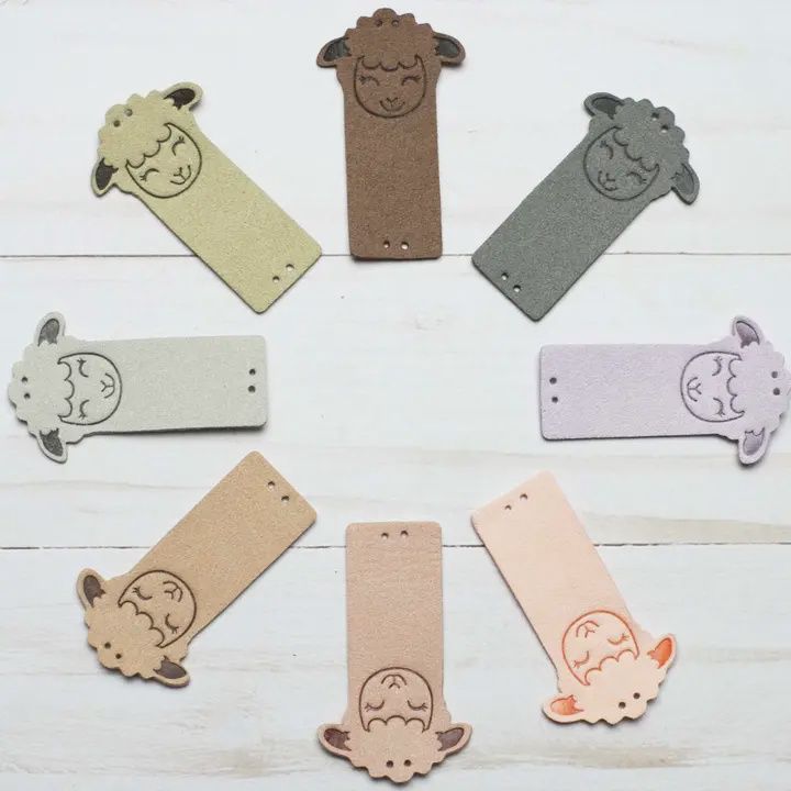 Faux Leather Fold Over Tags