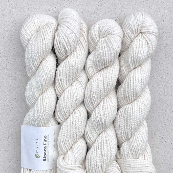 Alpaca Fino, Color: Natural White 01
