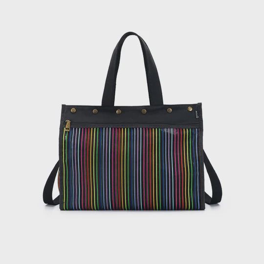 Rainbow Maker&#39;s Mesh Tote, Color: Rainbow-Black