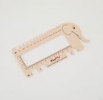Knit Pro Needle Gauge, Color: Blush