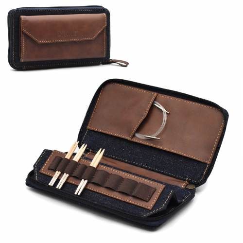 Oxford  Needle Case, Color: 3.5" Chocolate, Color name/Number: 5" Chocolate