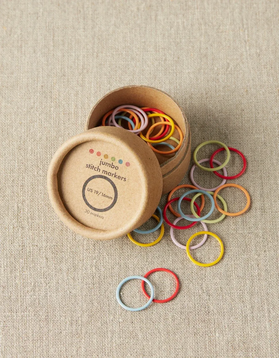 Colorful Ring Stitch Markers from Cocoknits, Size: Jumbo
