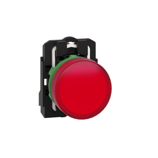 XB5AVM4, Pilot light XB5, Ø22, plastic, red, LED, 230..240V AC