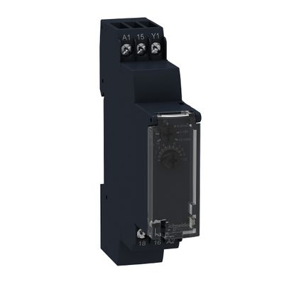 RE17RAMU, On delay timer relay RE17, 8A, 1CO, 1s..100h, 24..240V AC