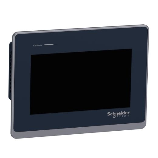 HMIST6400, Touch panel screen ST6, 7 inch wide display, 2COM, 2Ethernet, USB host and device, 24V DC