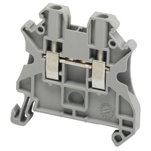 NSYTRV22, Terminal block Linergy NSYTRV, passthrough, 2.5mm², 24A , single-level, grey