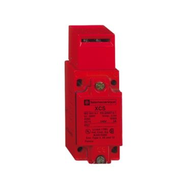 XCSA502, Safety switch XCS, metal, 1NC+2NO, slow break, M20