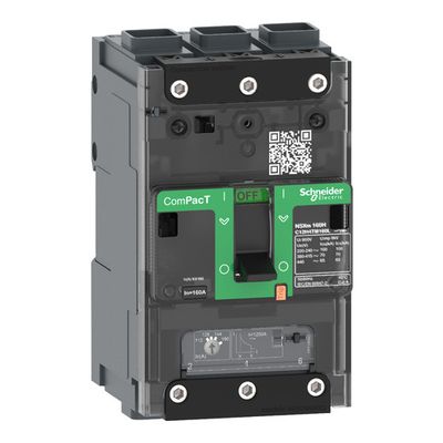 C11N3TM063L, MCCB, ComPacT NSXm N, 50kA/415V AC, 3 poles, 63A, EverLink connectors