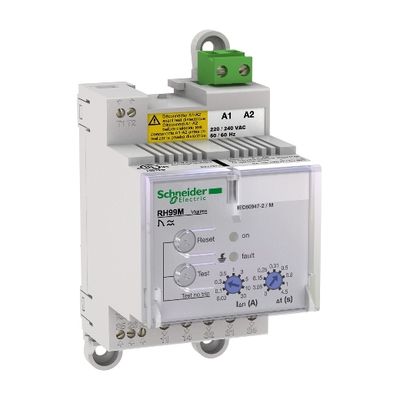 56170, Earth leakage relay VigiPacT RH99M, with manual reset, 30mA..30A, 0..4.5s, 24V AC/DC