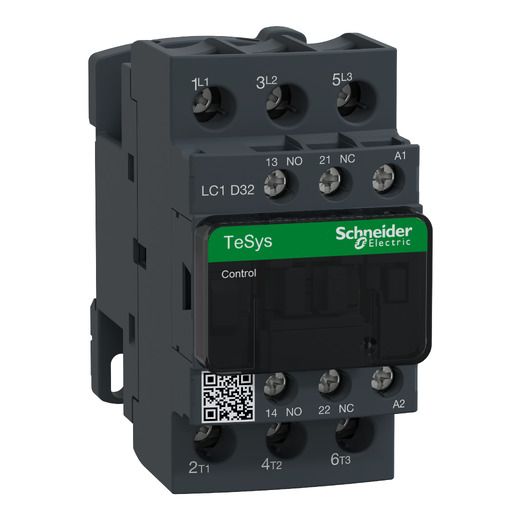 LC1D32R7, Contactor TeSys Deca, 3P(3NO), AC-3 <=440V, 32A, 440V AC 50/60Hz coil