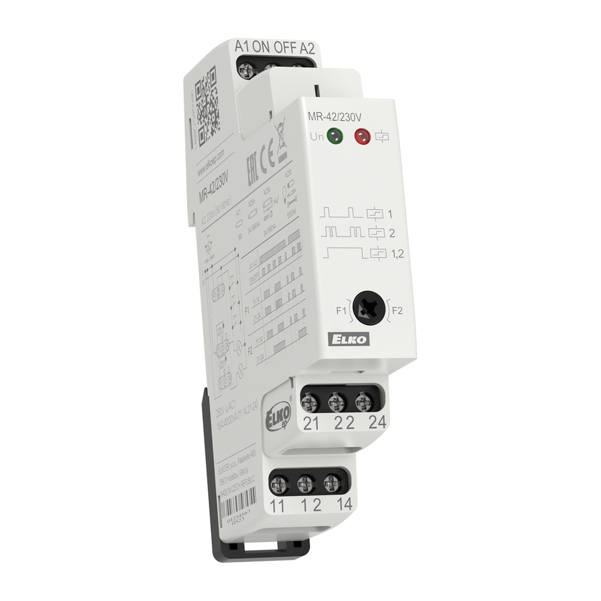 MR-42, Memory (impulse) relays MR, 2CO, 12..240V AC/DC