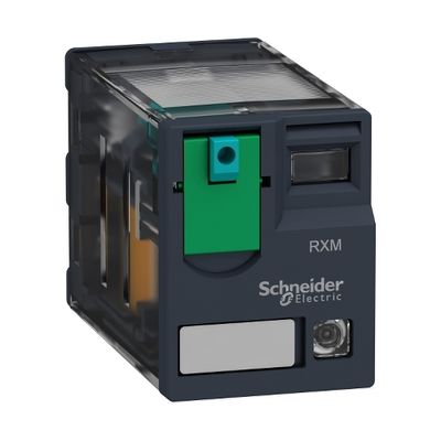 RXM4AB2BD, Miniature plug-in relay RXM, 6A, 4CO, LED, 24V DC