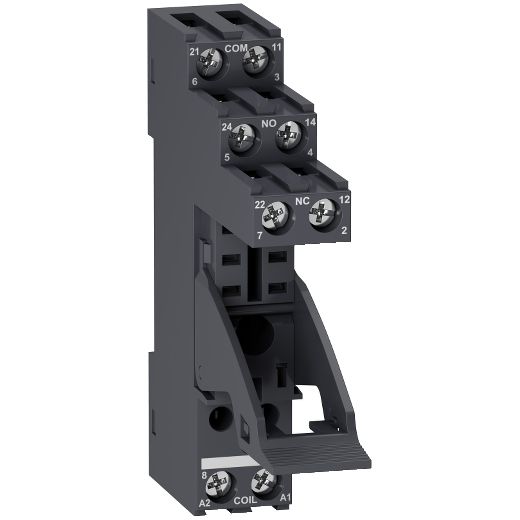 RGZE1S48M, Socket RGZ, with clamp, 5A, screw connector, RXG2