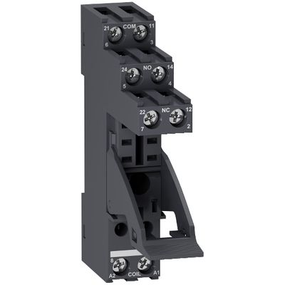RGZE1S48M, Socket RGZ, with clamp, 5A, screw connector, RXG2