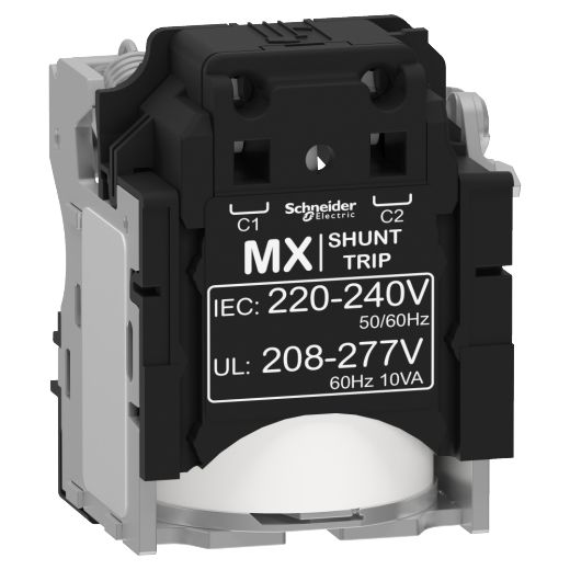 LV429387, MX shunt trip release, ComPacT NSX, 220..240V AC 50/60Hz, 208..277V AC 60Hz