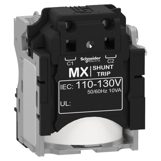 LV429386, MX shunt trip release, ComPacT NSX, 110..130V AC 50/60Hz