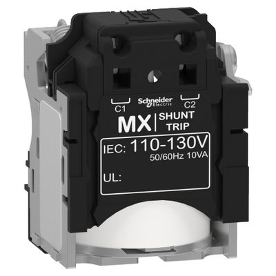LV429386, MX shunt trip release, ComPacT NSX, 110..130V AC 50/60Hz