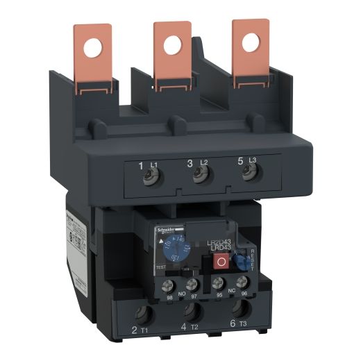 LRD4369, Thermal overload relay TeSys LRD, 3P, 110..140A, 1NO+1NC, class 10A