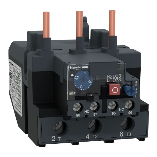 LRD3363, Thermal overload relay TeSys LRD, 3P, 63..80A, 1NO+1NC, class 10A