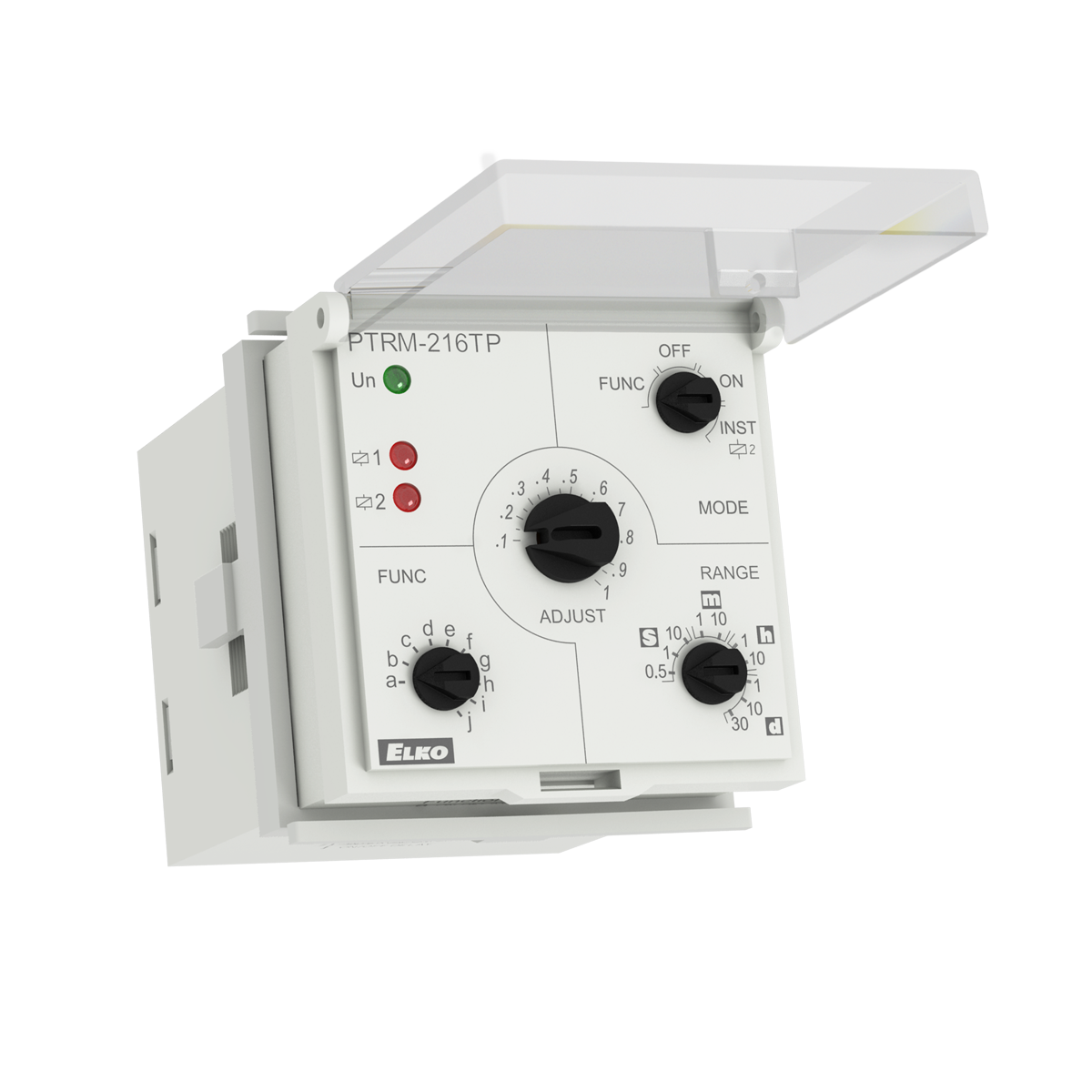 PTRM-216TP/UNI, Multifunction timer relay PTRM, control signal, inst, 50ms..30days, 2CO, 12-240V AC/DC, plug in