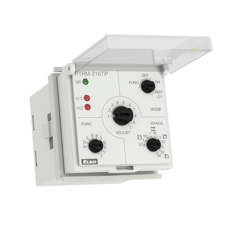 PTRM-216TP/UNI, Multifunction timer relay PTRM, control signal, inst, 50ms..30days, 2CO, 12-240V AC/DC, plug in