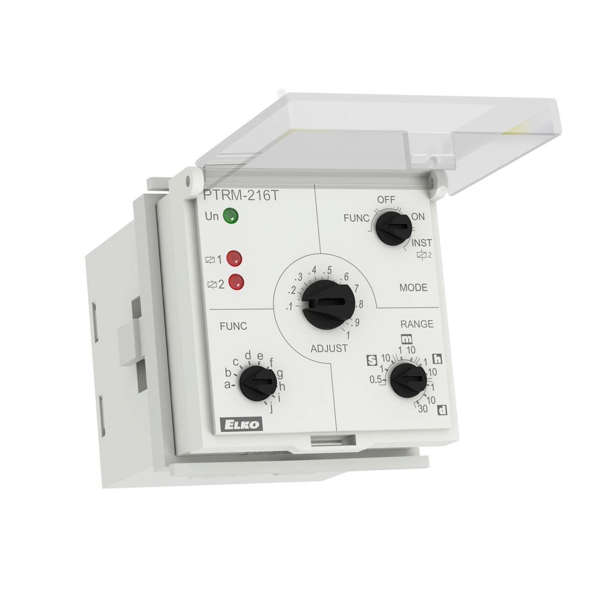 PTRM-216T/UNI, Multifunction timer relay PTRM, potential free control signal, inst, 50ms..30days, 2CO, 12-240V AC/DC, plug in
