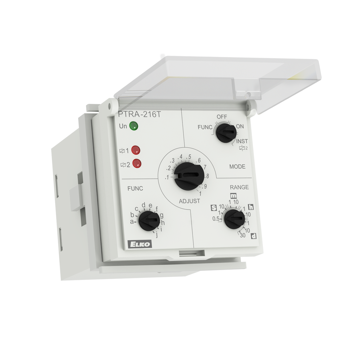 PTRA-216T/UNI, Multifunction timer relay PTRA, 3 control signal, inst, 50ms..30days, 2CO, 12-240V AC/DC, plug in