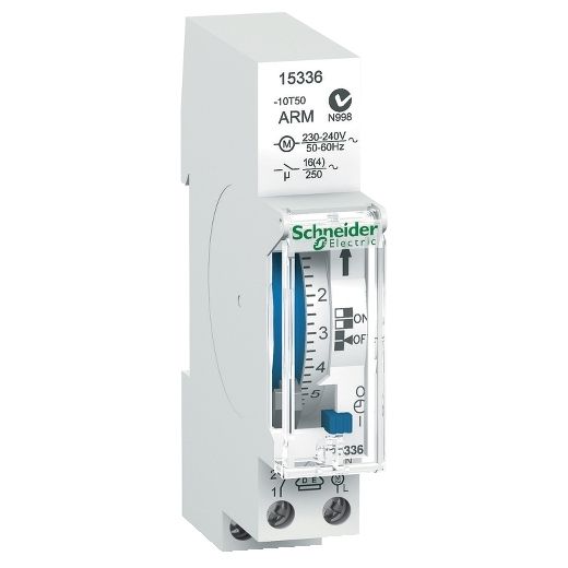 15336, Mechanical time switch IH, 24h, 16A, 230..240V, 100h memory