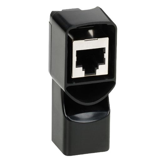 VW3A1105, RJ45 female/female adaptor VW3, for remote graphic display terminal