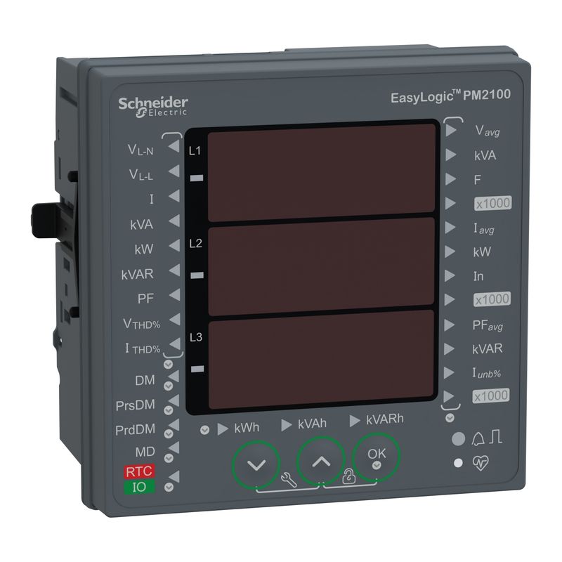METSEPM2130, Power meter EasyLogic PM2130, up to 31th Harmonic, LED, RS485, class 0.5s